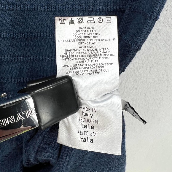 SEE BY CHLOE Dress Womens US 8 EU 44 Blue Sweater Knit Sleeveless Ruffle Trim - Picture 9 of 13